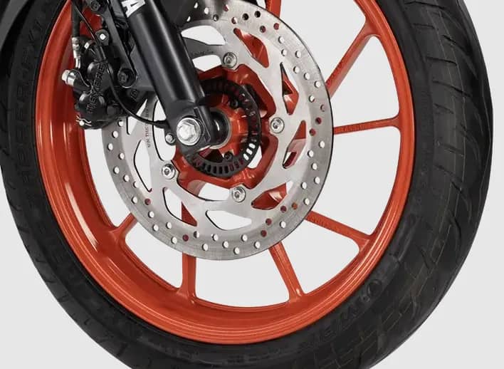 Front Disc Brake with single channel ABS