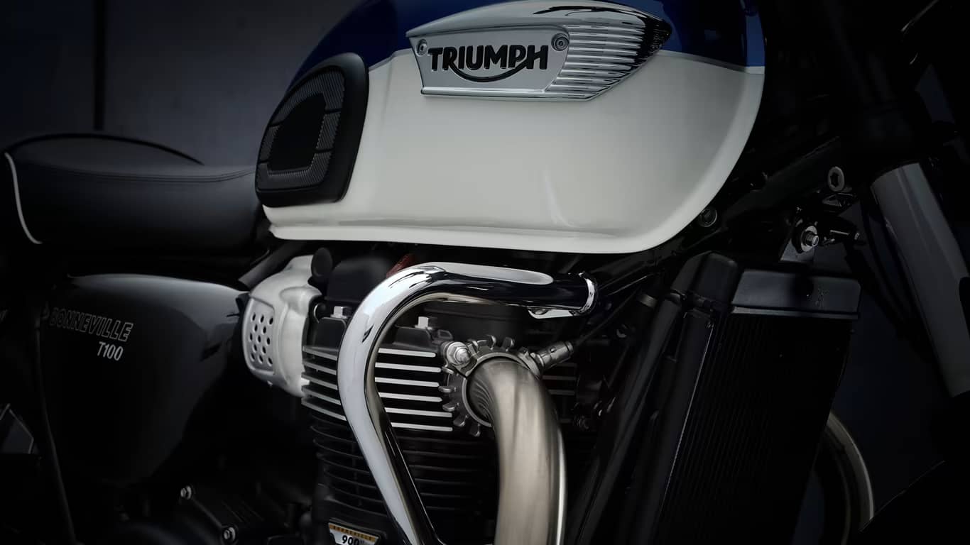 Dual-Tone Fuel Tank with Chrome Badge
