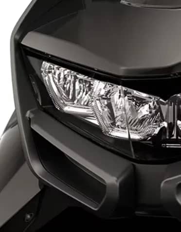 Full LED headlights with daytime riding lights