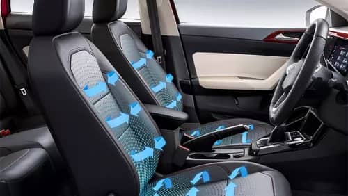 Front Ventilated Leatherette Seats
