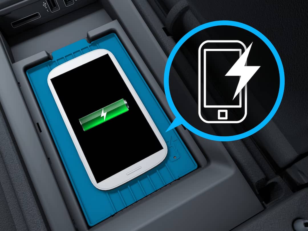 Wireless Charging System for Mobile Devices in The Front