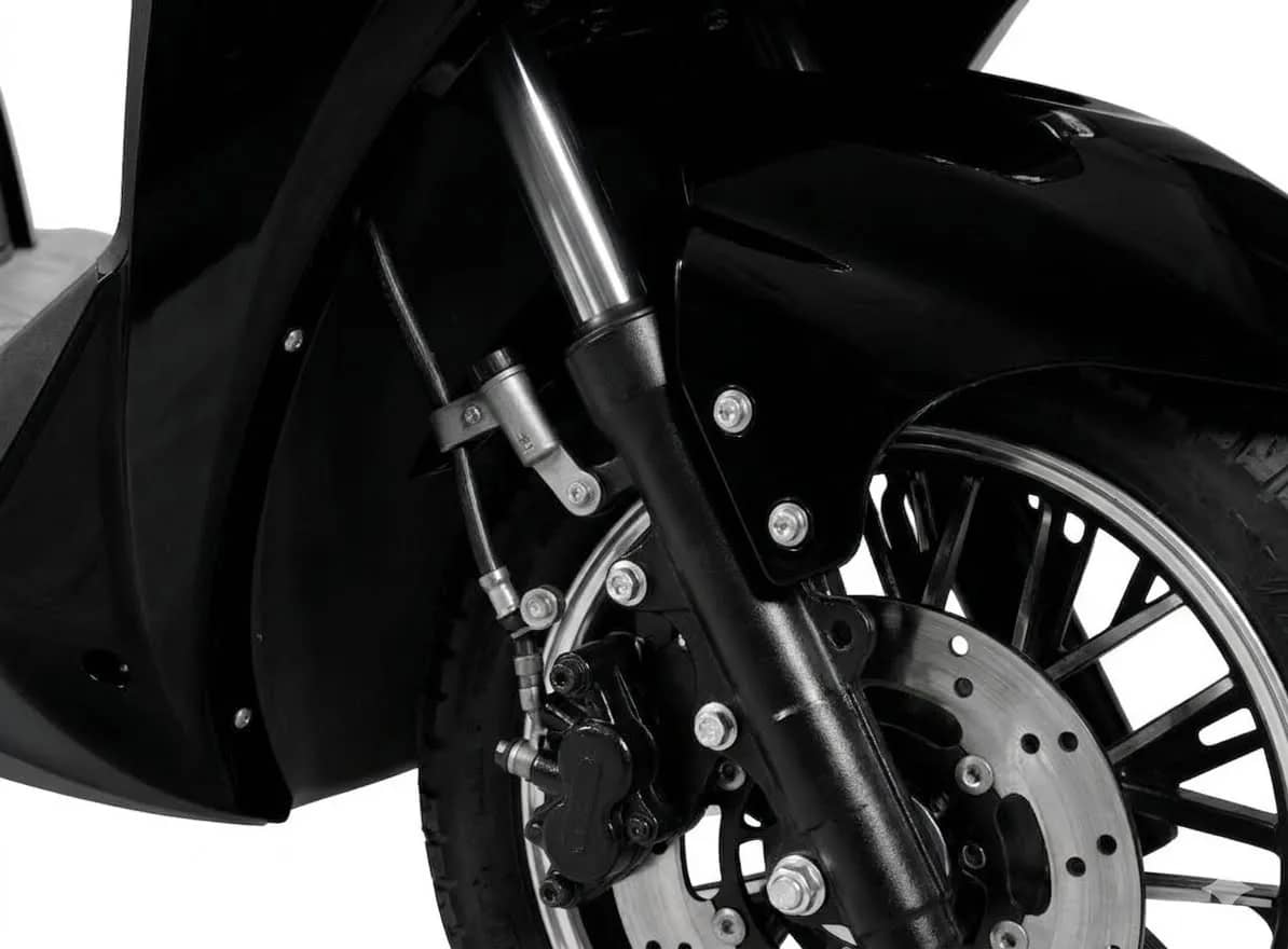 Front Hydraulic Disc Brake and Telescopic Suspension