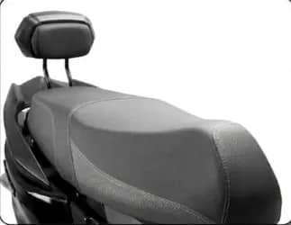 Pillion Backrest with Long Contour Seat