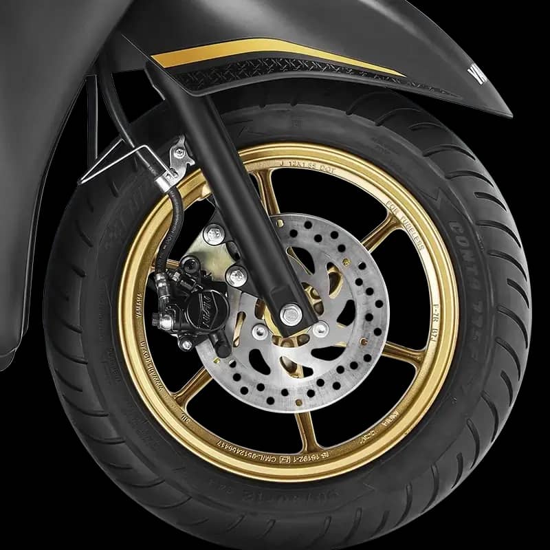 Sharp Braking with Front Disc and UBS