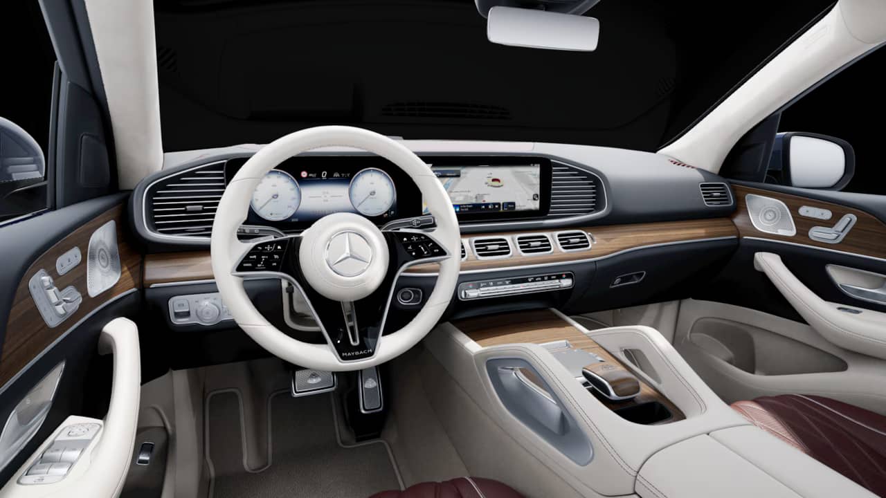 Exclusive wood trim & ambient layout