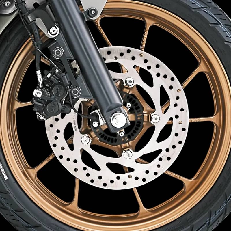 Front Disc Brake with single channel ABS
