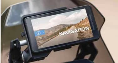 BMW Motorrad ConnectedRide Navigator Display