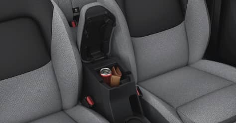 Fabric Touch Front armrest with Storage