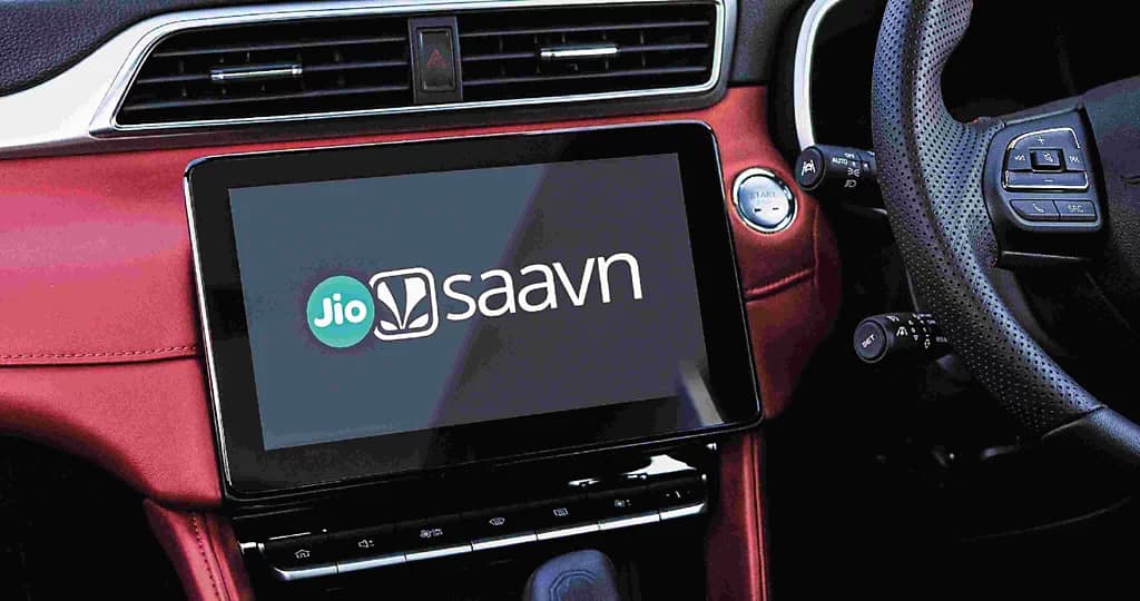 Inbuilt Jio Saavn App