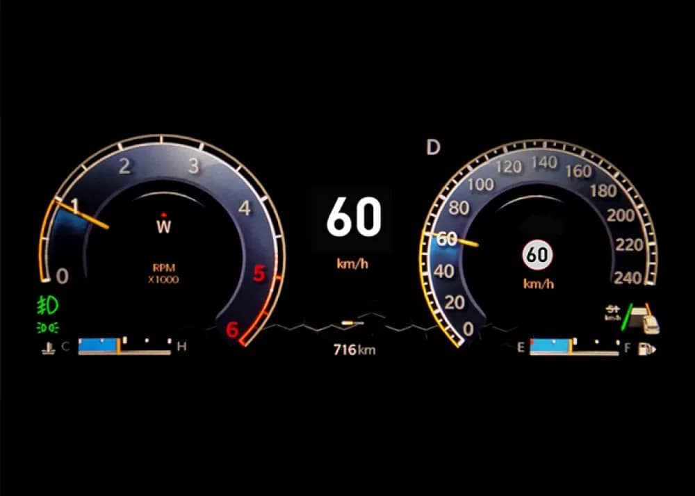 Fully Digital Instrument Cluster