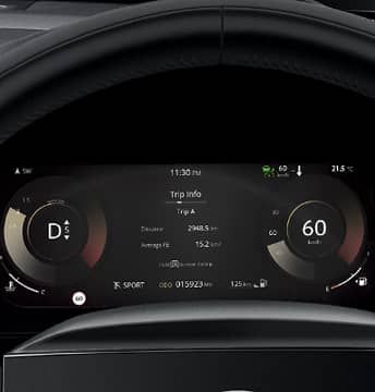 26.03 cm Digital Instrument Cluster