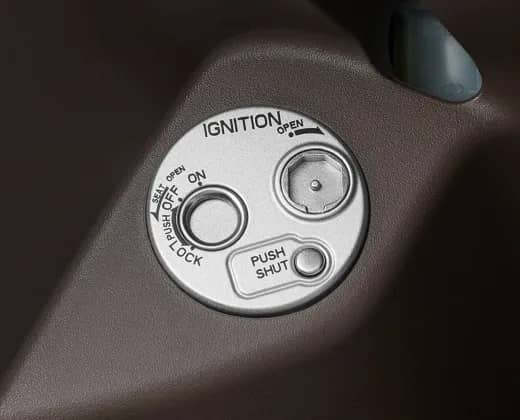 Shutter Key With Central Seat Lock