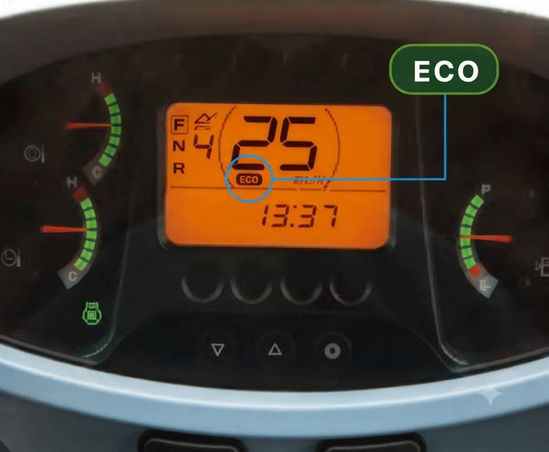ECO Mark Indicator for Fuel-Efficient Operation