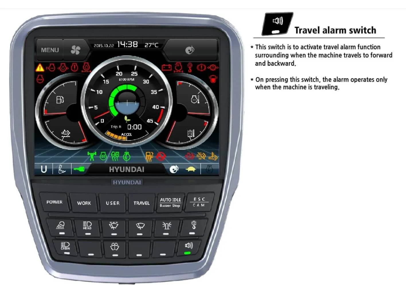 Audio-Travel Alarm