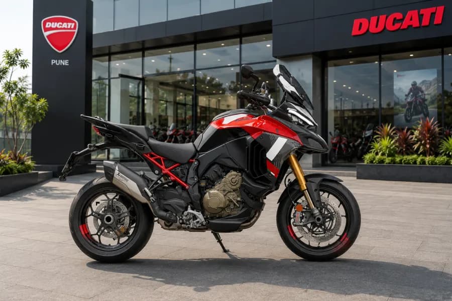 Ducati Multistrada V4 Pikes Peak Left Side View