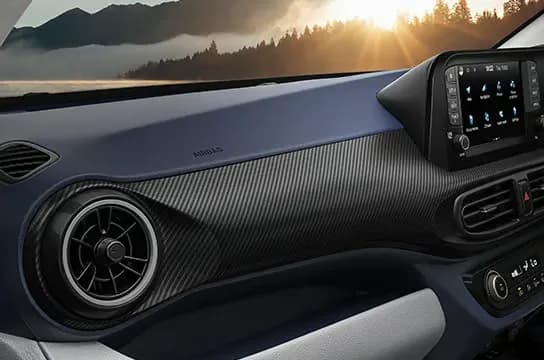 Hyundai Exter 3D Pattern Dashboard Finish View