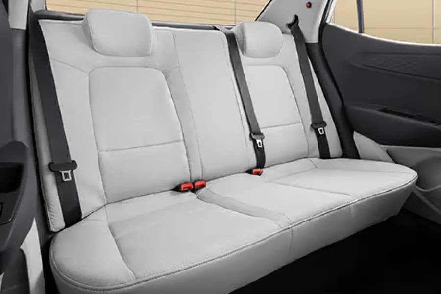 Hyundai Prime SD Rear Seat View