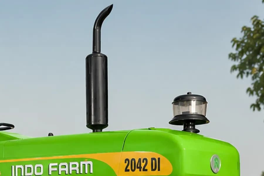 Indo Farm 2042 DI Silencer & Air Cleaner View