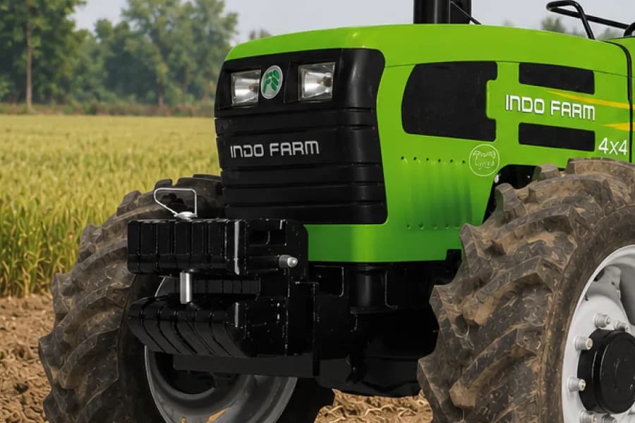 Indo Farm 4110 DI Headlight View