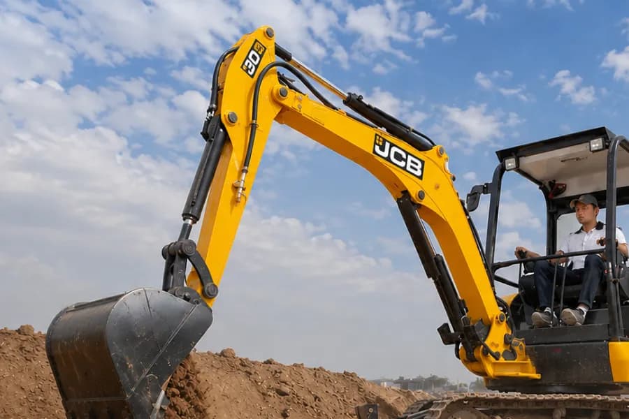 JCB 30 Plus Boom View