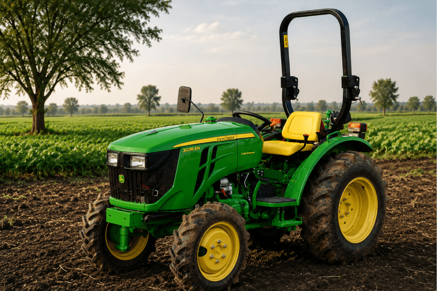 John Deere 3036EN Wider Tires