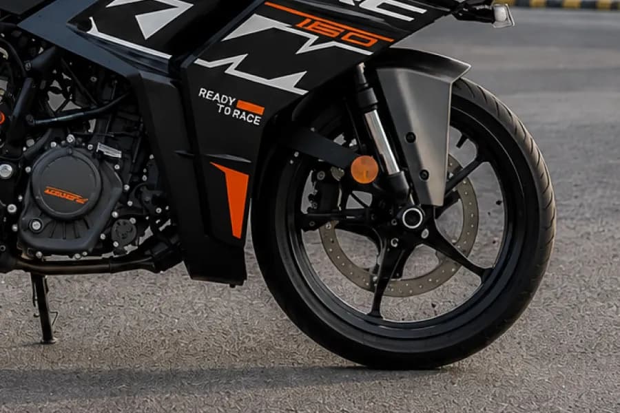 KTM RC 160 Front Wheel & Disc Brake View