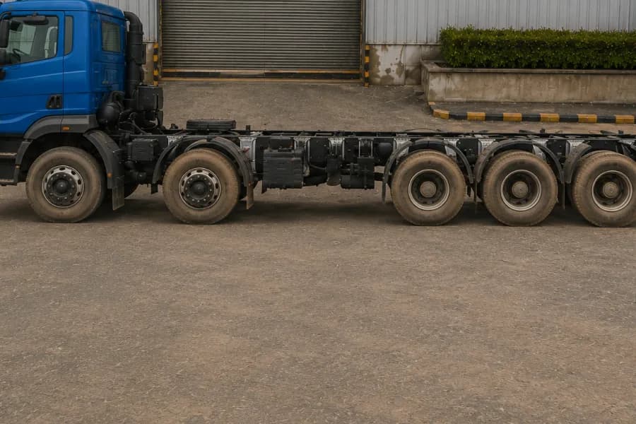 Mahindra Blazo i TRK 49 10x2 5 Axle Chassis Side View