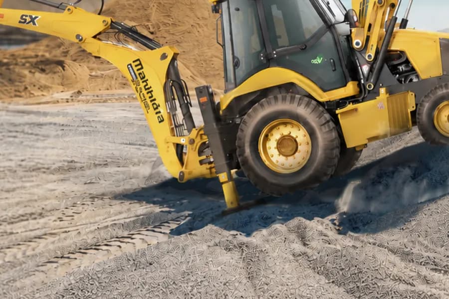 Mahindra Earthmaster SX Stabilizer View
