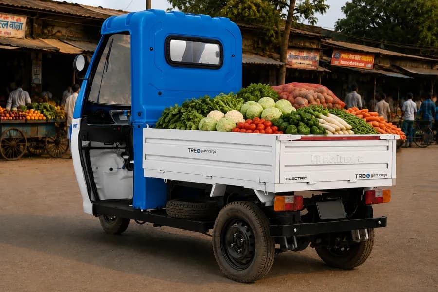 Mahindra Treo Yaari Cargo Back View