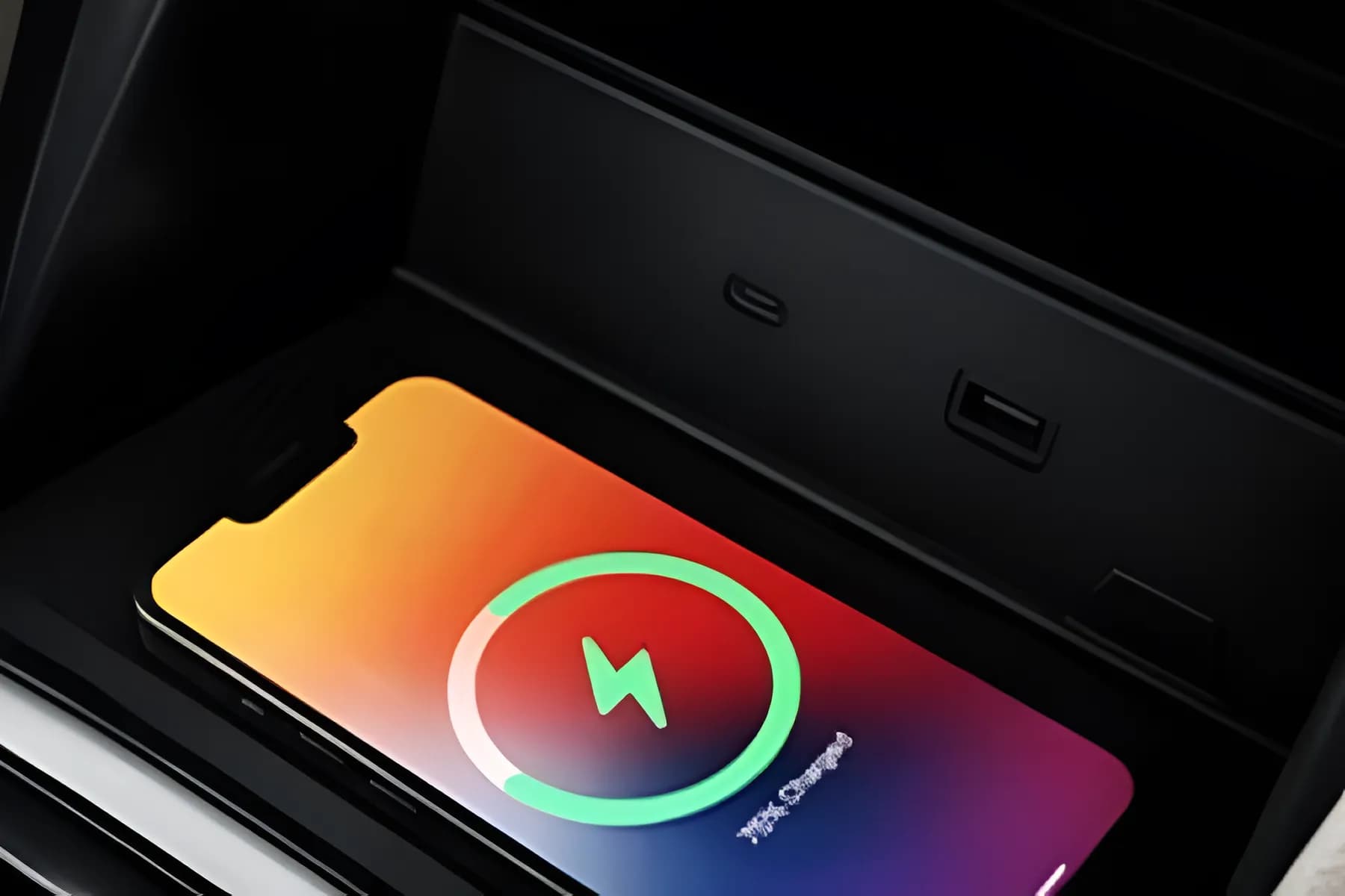 Mahindra XUV 7XO Wireless Charger View