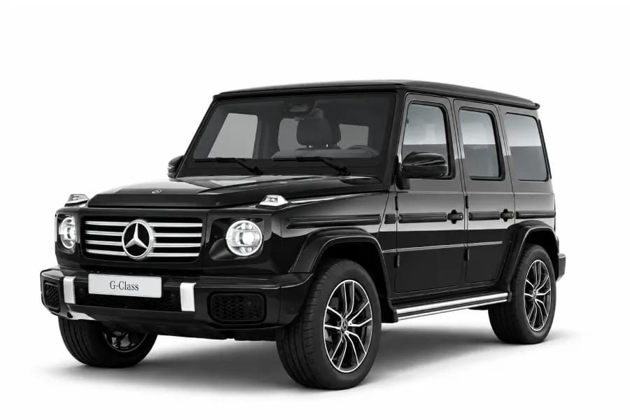Mercedes Benz G Class SUV Obsidian Black Metallic color