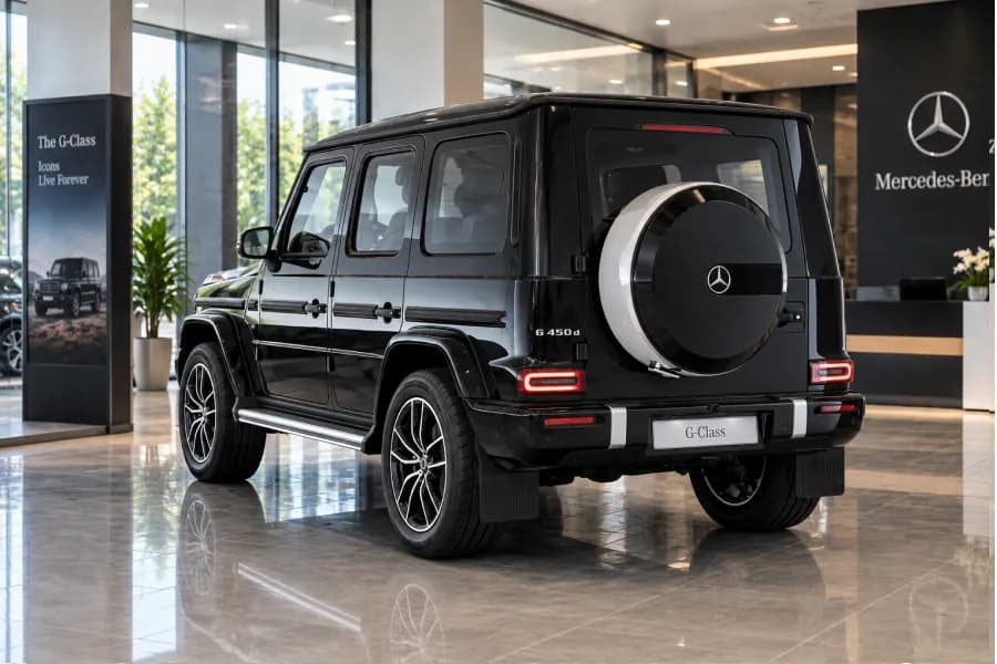 Mercedes Benz G Class SUV Side Mirror View