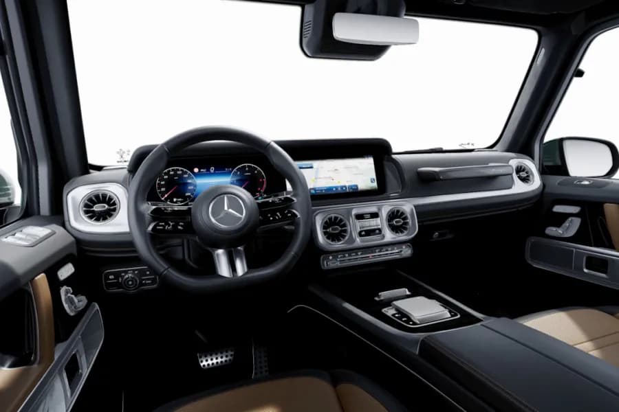 Mercedes Benz G Class SUV Steering Wheel View