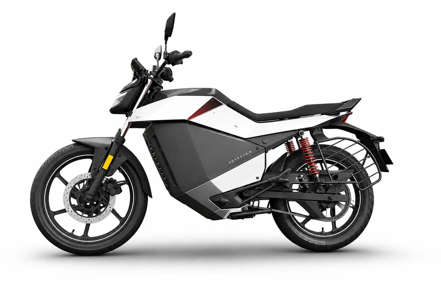 Ola Roadster X Industrial Silver color
