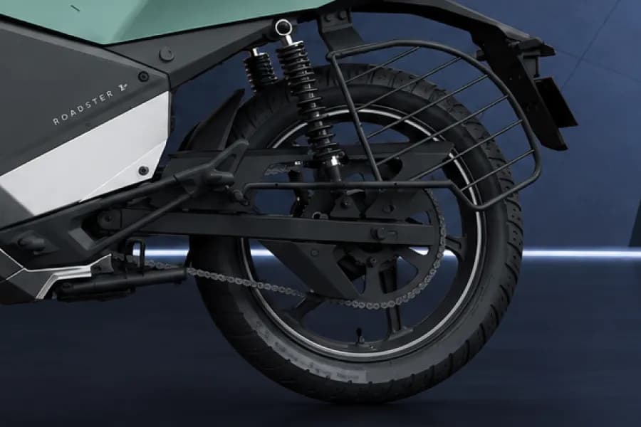 Ola Roadster X Plus Rear Wheel View