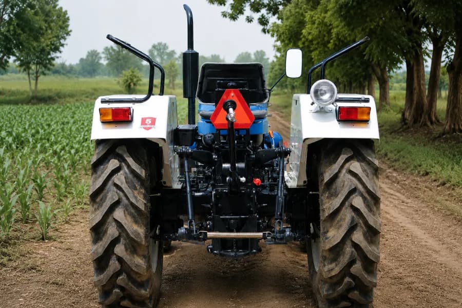 Powertrac 439 Plus Diesel Saver Back Side View