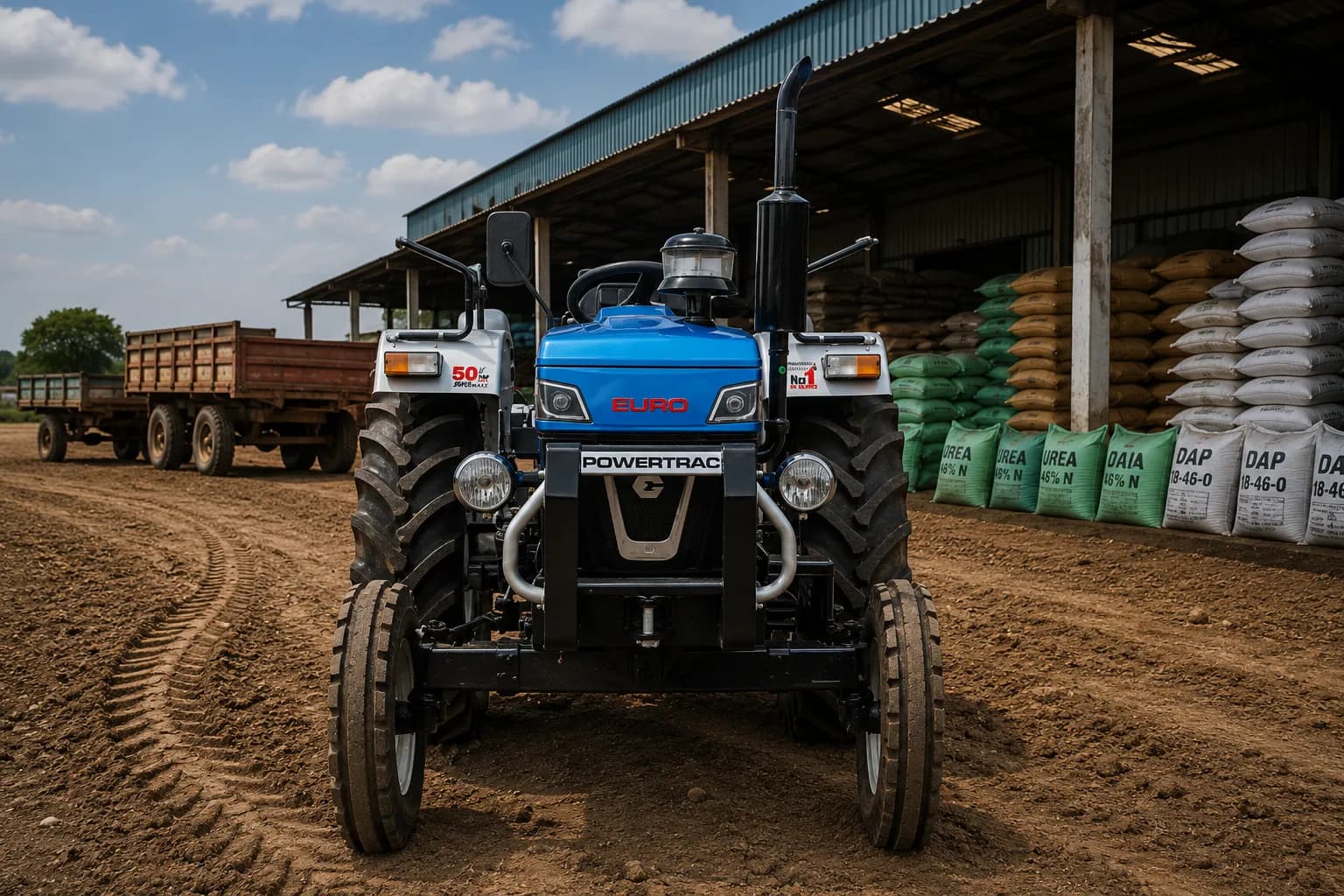 Powertrac Euro 50 Plus Front View