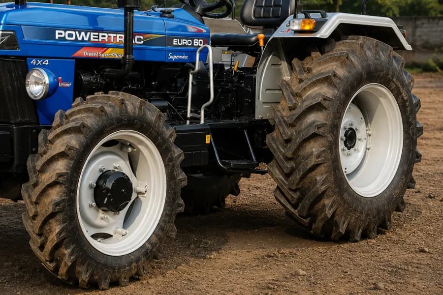 Powertrac Euro 60 Next Tyres View