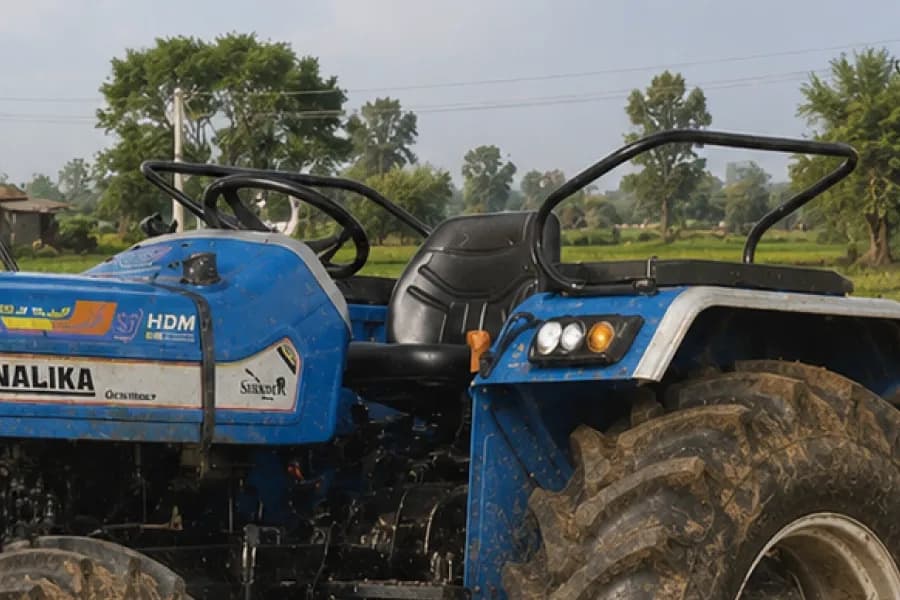 Sonalika DI 750 III Driver Seat View
