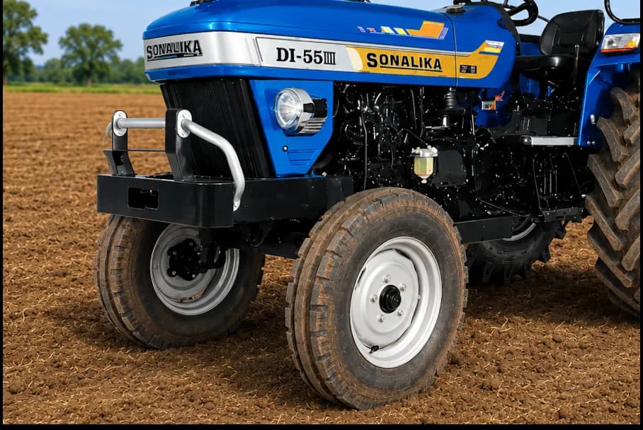 Sonalika Gold DI 55 III Front Tyres View