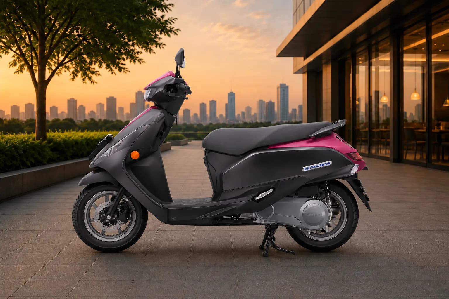 Suzuki E Access Left Side View