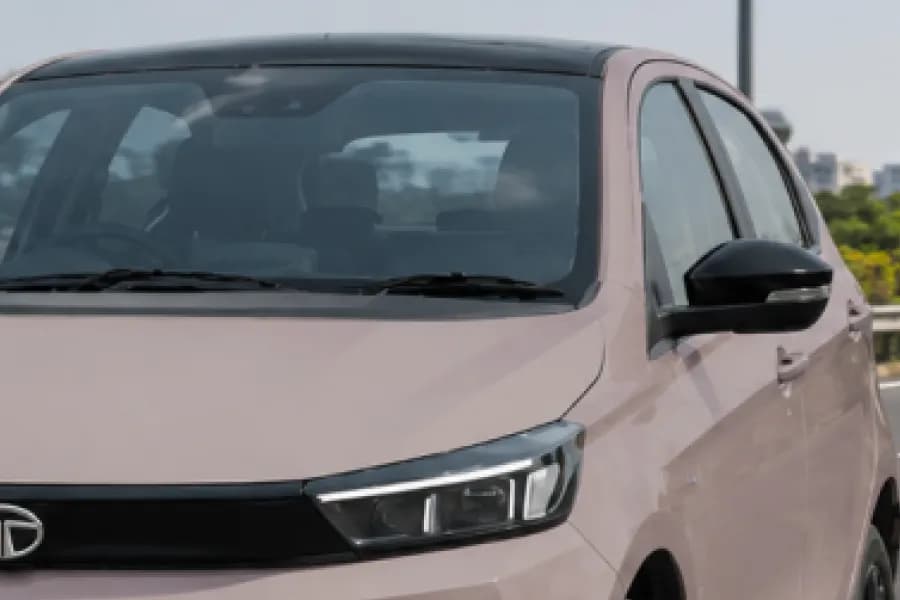 Tata Tiago Side Mirror View