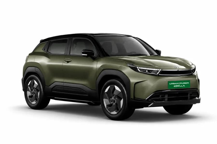 Toyota Urban Cruiser Ebella EV Land-Breeze-Green-Dual-Tone color