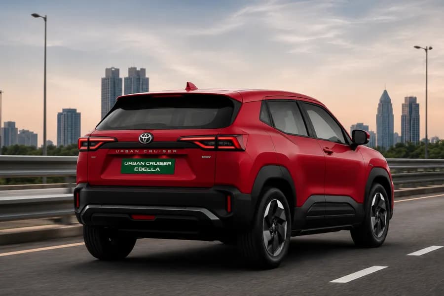 Toyota Urban Cruiser Ebella EV Rear View