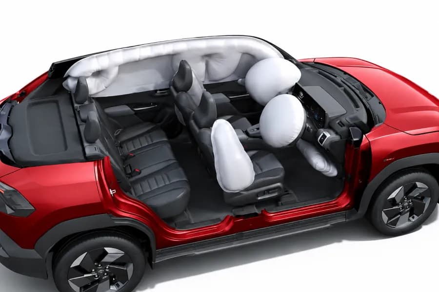 Toyota Urban Cruiser Ebella EV Airbags View