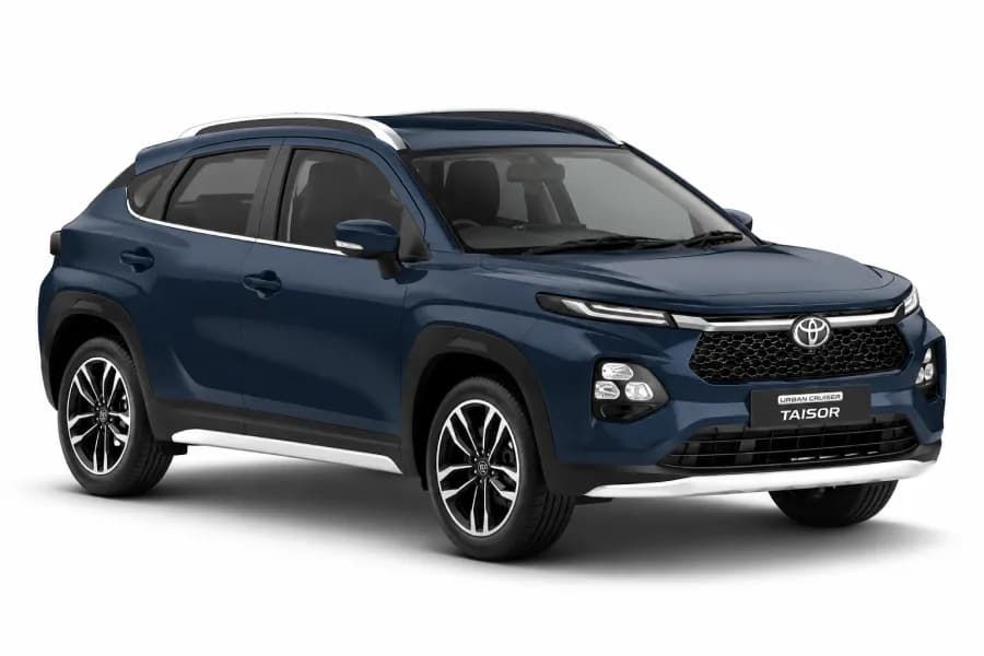 Toyota Urban Cruiser Taisor Bluish Black color