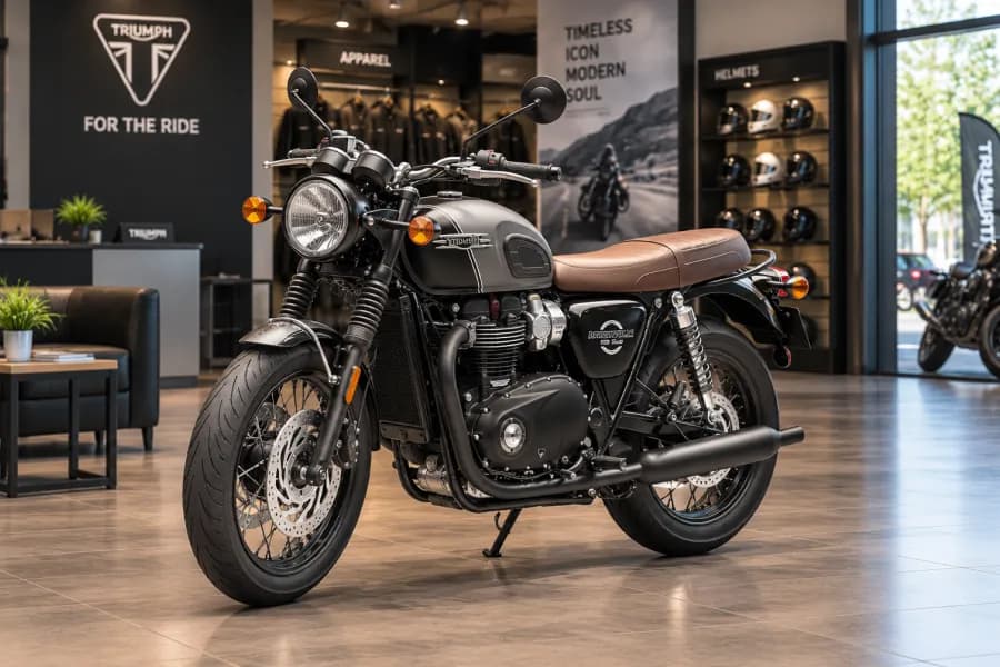 Triumph Bonneville T120 Black Image