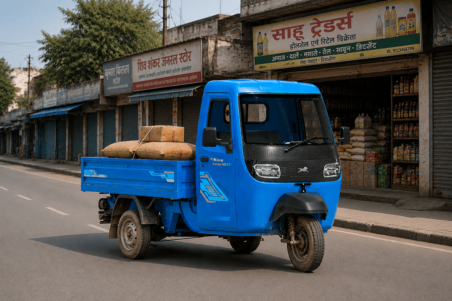 TVS King Kargo HD EV
