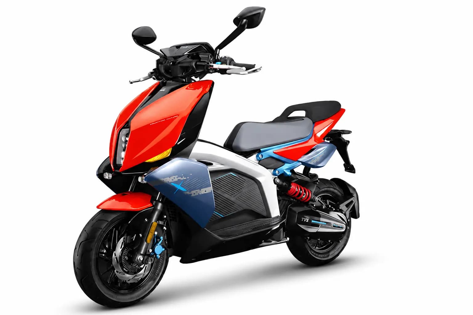 TVS X Red color