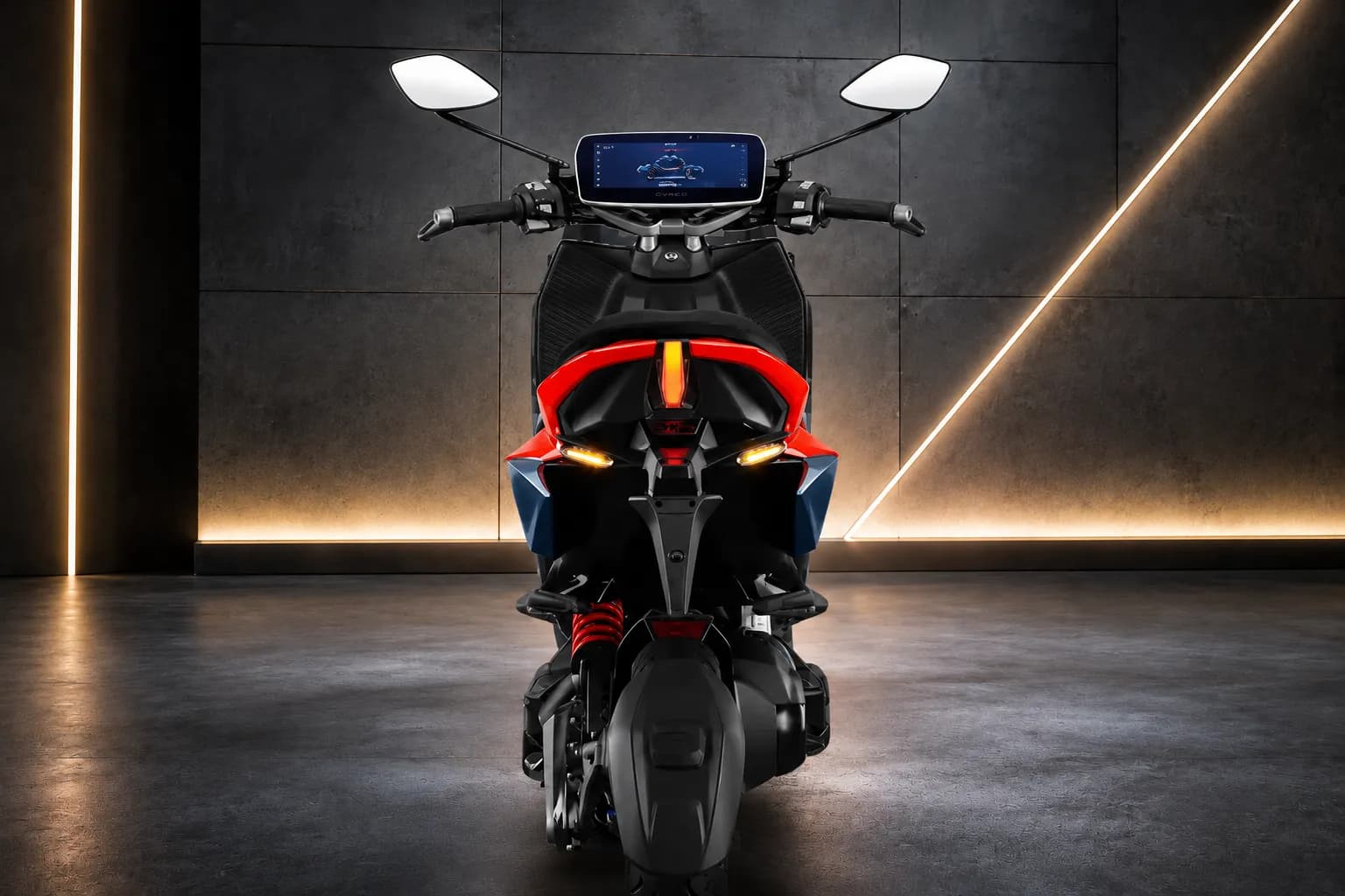 TVS X Rear View
